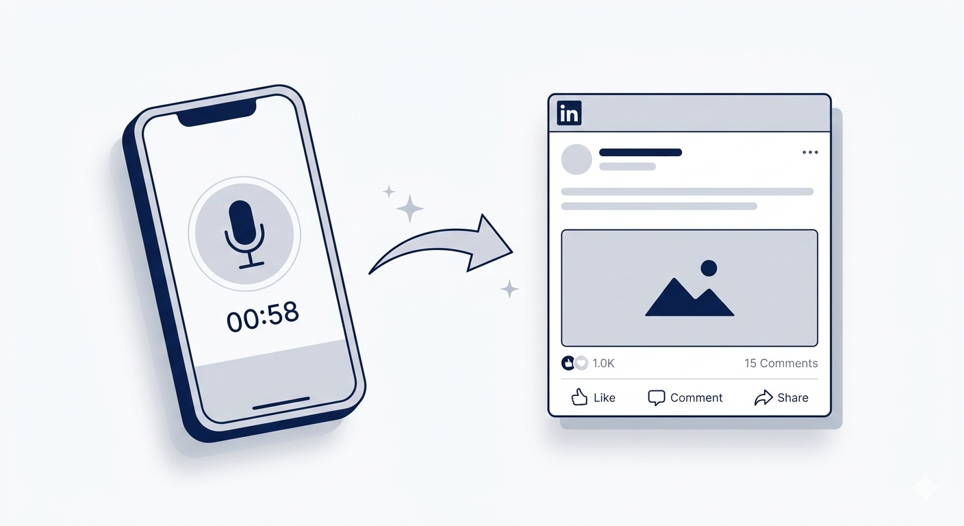 Sharing a voice note